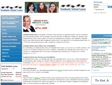 Tablet Screenshot of graduateschoolloans.com